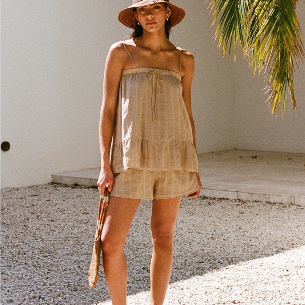 Sabo Skirt “hazel” tank and shorts set